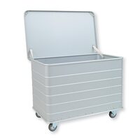 Recipient din aliaj ușor anodizat cu capac articulat 3350 CR - Alvi