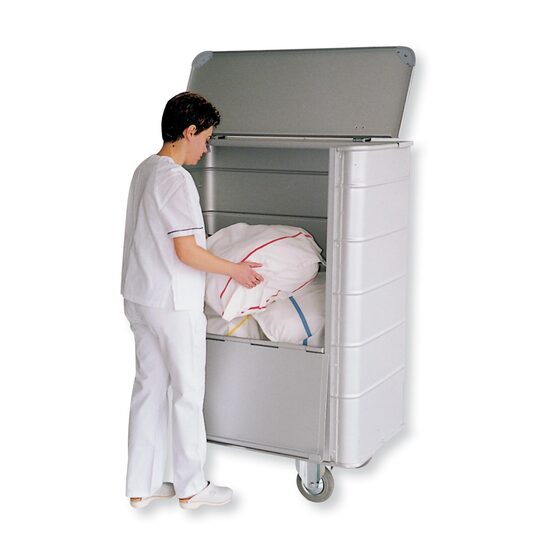 Recipient din aliaj ușor anodizat cu capac și uși frontale 2050 CR - Alvi