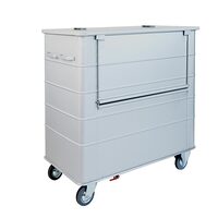 Recipient din aliaj ușor anodizat cu capac și ușă frontală 4500 CR - Alvi