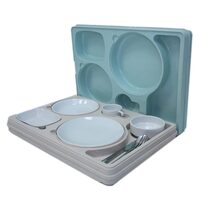 Cutie thermo pentru vesela si tacamuri cu 5 compartimente