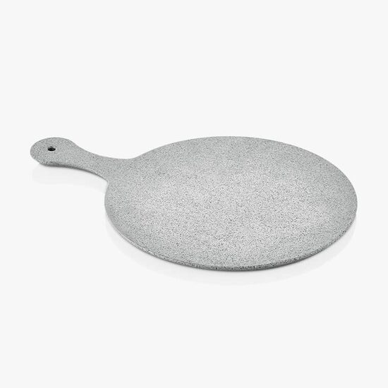 Platou rotund cu maner Grey