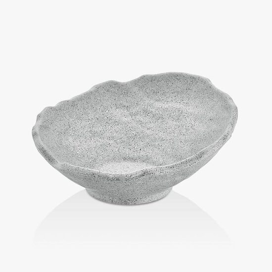 Bol salata, cu efect de granit Grey