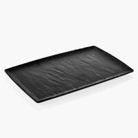 Platou cu efect de granit negru
