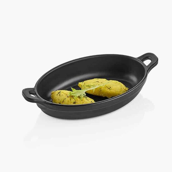 Mini tigaie cu efect de granit negru