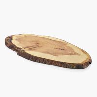 Platou oval in forma de butuc copac