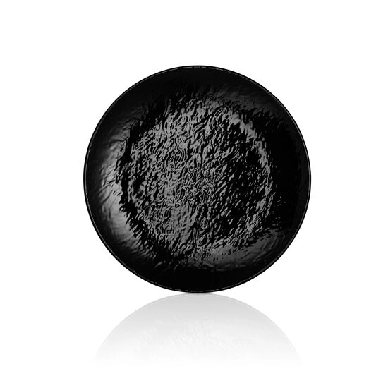 Farfurie rotunda neagra Tilda