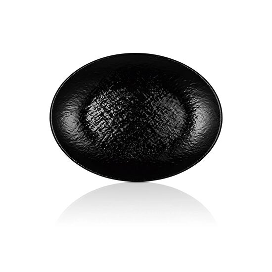 Farfurie ovala neagra Tilda