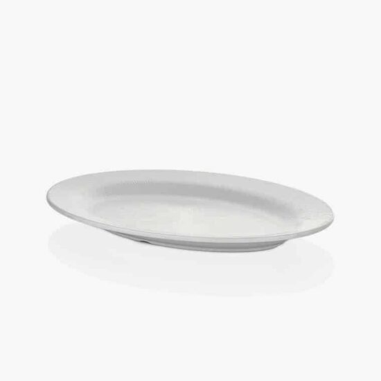 Farfurie ovala alba Nova