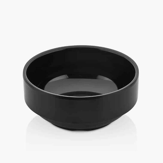 Bol negru din melamina Classic