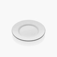 Farfurie rotunda din portelan alb Classic