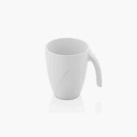 Cana alba din melamina Drinkware