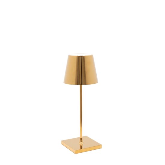 Lampa de masa Poldina mini 11x30cm cu aspect lucios