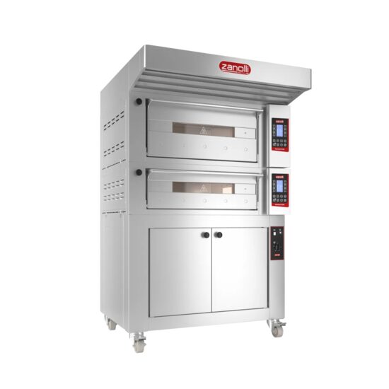 Cuptor de pizza unicameral Teorema Polis 2xtavi 400x600 - Zanolli