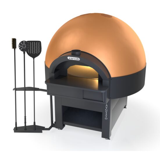 Cuptor pizza pe vatra rotativ Zanolli Augusto PR Gaz