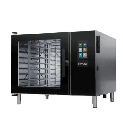 Cuptor pe gaz Invoq Hybrid HOUNO, 6 tavi, GN2/1