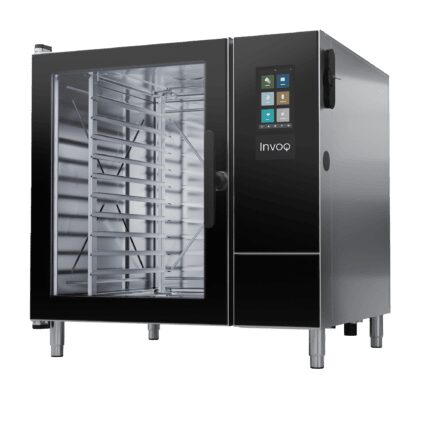 Cuptor pe gaz Invoq Hybrid HOUNO, 10 tavi, GN2/1