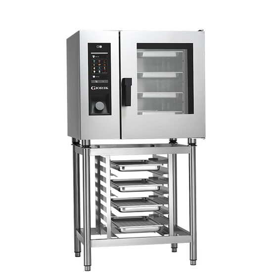 Cuptor pe gaz, cu injectie directa, 6 tavi GN 1/1 - GIORIK