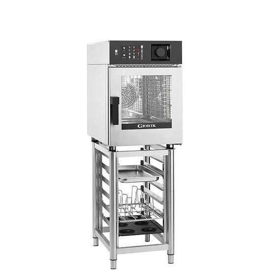 Cuptor electric cu touch-screen, boiler si spalare automata, 6 tavi GN 1/1 - GIORIK 