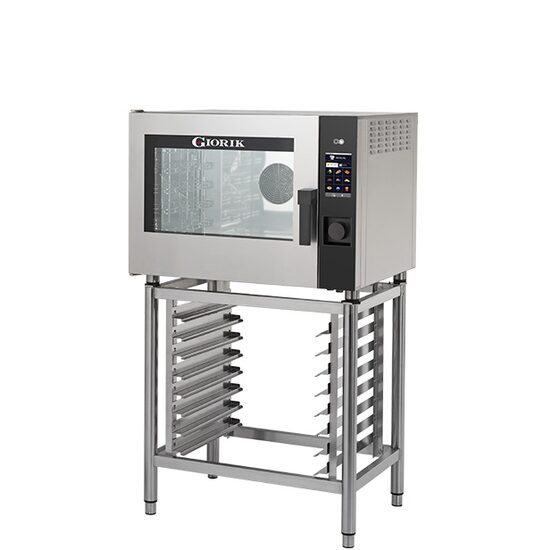 Cuptor electric cu touch screen si usa pe stanga, 5 tavi GN 1/1 - GIORIK