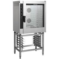 Cuptor electric, control electromecanic cu doua viteze ventilatie si afisaj sonda, 10 tavi GN 1/1-60x40- GIORIK