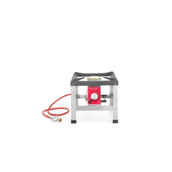 Arzator tip soba pe gaz Revolution by Hendi, 6 kW, 400x400x (H) 390 mm, Inox