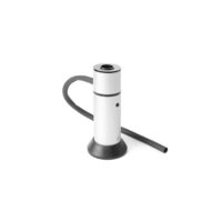 Infuzor de fum Hendi, camera detasabila, filtru integrat, furtun flexibil de cauciuc (30 cm), culoare gri