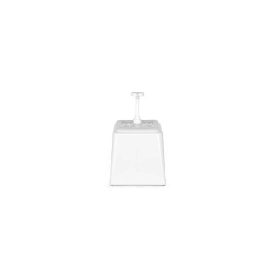 Dispenser de sos cu pompa, 2.5 L, alb, 230x210x(H)250 mm