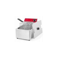Friteuza electrica profesionala 8 lt, REVOLUTION by Hendi, 3500 W, termostat reglabil, 265x430x(H)345 mm
