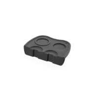 Suport dublu presa cafea/ Suport tamper, Hendi, 205x150x(H)45 mm, Negru, Silicon