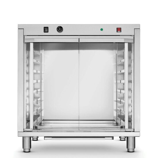 Dospitor profesional Hendi Inox 2 incalzitoare 2,4 kW 8 tavi x 600x400 mm 30?C la 60?C