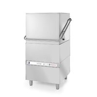 Masina profesionala de spalat vase cu capota 50 x 50 control electronic 3 programe de spalare 750x880x(H1830 mm