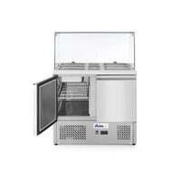 Masa rece cu 2 usi profesionala si afisaj 300 L ARKTIC by Hendi 2 rafturi 335x570 mm incluse interval temperatura -2/+8 gr C 310 W
