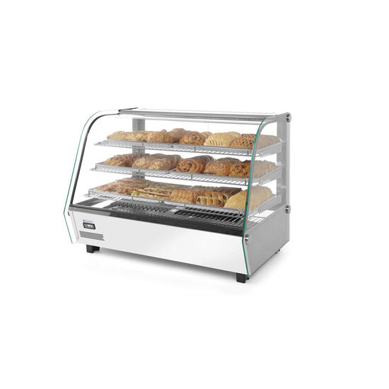 Vitrina calda cu 3 nivele, 160 lt, interval temperatura 30-90 gr C, 1500W, ARKTIC by Hendi, 857x568x(H)686 mm