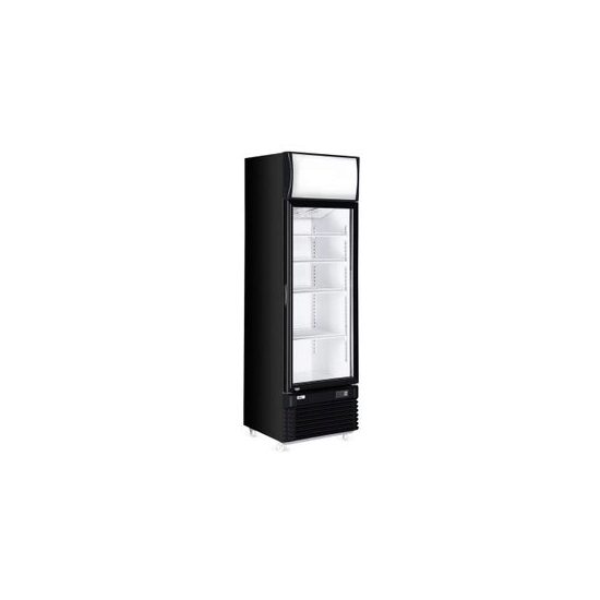 Vitrina frigorifica de prezentare  interval temp. 2/10˚C, 240 W, corp inox, ARKTIC by Hendi, 578x605x(H)1980mm 254 Litri