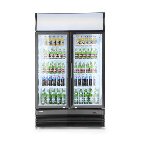 Vitrina frigorifica cu panou iluminat, 2 usi, 512L, Arktic, 220-240V/510W, 1120x585x(H)1900mm