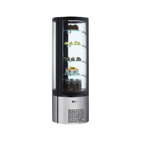 Vitrina frigorifica de prezentare interval temp. 2?/6?C, 460 W 360 l corp inox, ARKTIC by Hendi, 680x(H)1750, Clasa energetica C