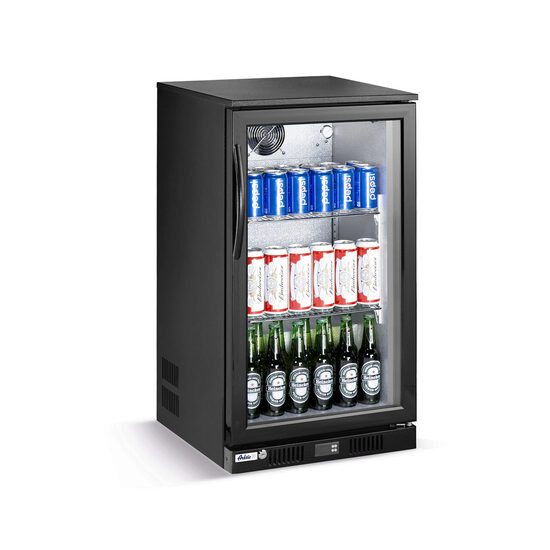 Vitrina frigorifica de prezentare interval temp. 2/10 C, 150 W, corp inox, ARKTIC by Hendi, 500x500x(H)900 mm 103 Litri, Clasa energetica D