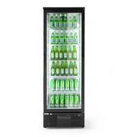 Vitrina frigorifica de prezentare interval temp. 2/10 C, 195 W, corp inox, ARKTIC by Hendi, 600x530x(H)1820 mm 293 Litri, Clasa energetica E