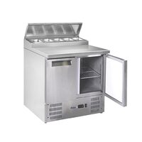 Masa rece cu 2 usi  cu suprastructura,Hendi 900x695x(H)955 mm