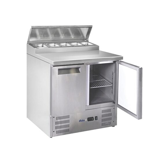Masa rece cu 2 usi  cu suprastructura,Hendi 900x695x(H)955 mm