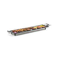 Gratar electric Tepan-Yaki, 1800 W, Hendi, suprafata antiaderenta 893x217 mm, dimensiuni exterioare 900x230x(H)110 mm