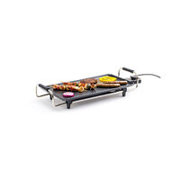 Gratar electric Tepan-Yaki, Hendi, termostat reglabil, gratar cu strat antiaderent, 1800W, 439x230x(H)110 mm