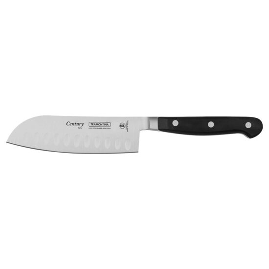 Cutit Century Santoku pentru tocare si feliere Hendi, Tramontina, Negru, (L)130mm