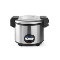 Fierbator & incalzitor Hendi pt. orez, 5.4 lt, 455x455x(H)380 mm, 1950 W, 230 V