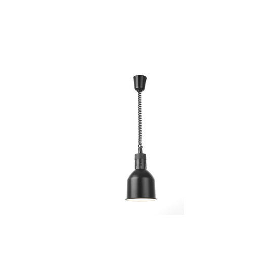 Lampa de incalzire cilindrica, culoare negru, ø175x(H)250