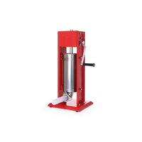 Aparat profesional pentru umplut carnati, HENDI Smart, 5 lt, sistem umplere cu 2 viteze, inclus set 3 palnii, 30x34x(H)69 cm