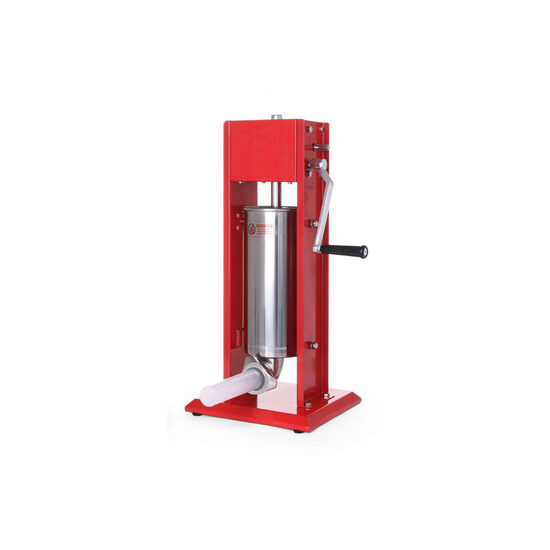 Aparat profesional pentru umplut carnati, HENDI Smart, 5 lt, sistem umplere cu 2 viteze, inclus set 3 palnii, 30x34x(H)69 cm