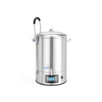 Aparat profesional pentru producere bere, capacitate 40 l, 2500 W,  diametru 400x (H) 630 mm, panou digital, inox AISI 304, operare manuala sau automata, memorie salvare retete