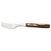 Set de furculite pentru friptura si pizza Churrasco, 6 bucati Hendi, Tramontina, Maro, (L)200 mm