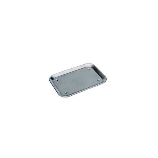 Tava pentru servire / expunere, Hendi, inox, 24x17 cm, cu picioruse anti-alunecare